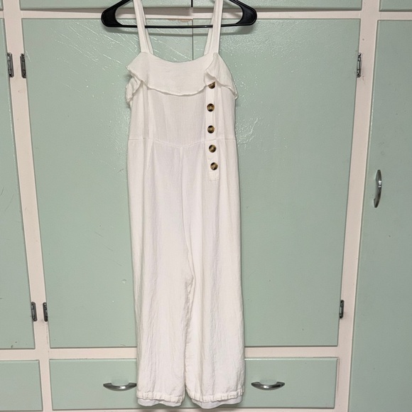 Japana sleeveless linen cotton blend Jumpsuit ADORABLE SIZE Medium - Picture 6 of 9